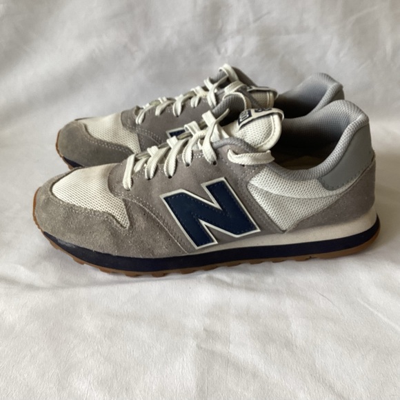New Balance 500 Classic Grey/Blue - Picture 4 of 8